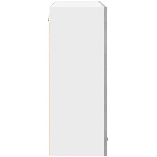 VidaXL viseći ormarić s policom zidne riga siva sonoma 80 x 31 x 80 cm Slike