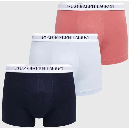 Polo Ralph Lauren Boksarice 3-pack moški, roza barva