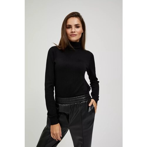Marisse Black Turtleneck Sweater Cene