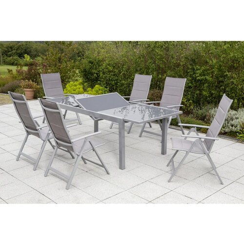 Gardenson vrtna garnitura taviano, 7-Delno, rjava Slike