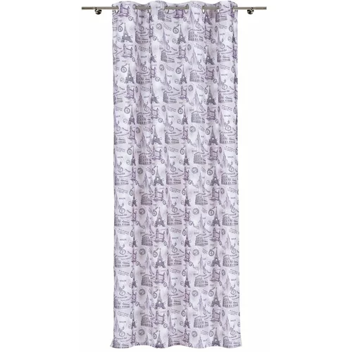 Mendola Fabrics Vijolična zavesa 140x245 cm City –