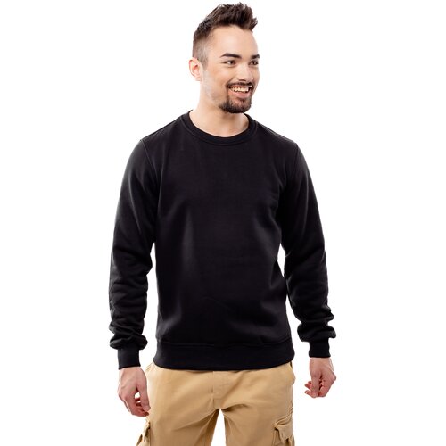 Glano Men's Hoodless Hoodie - black Cijene