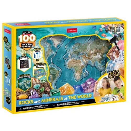 Cubic Fun Slagalica Rocks and minerals of the world g0801, 100 delova Cijene