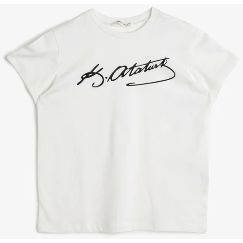 Koton Boy Ataturk Printed T-Shirt