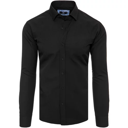 DStreet Men's elegant black shirt