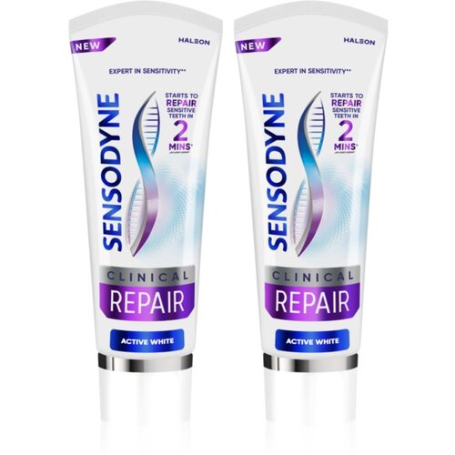 Sensodyne Clinical Repair Active White zobna pasta 2x75 ml Cene