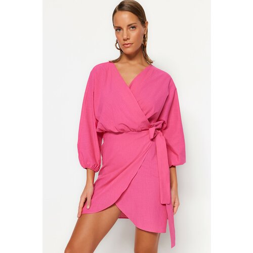 Trendyol Dress - Pink - Wrapover Slike