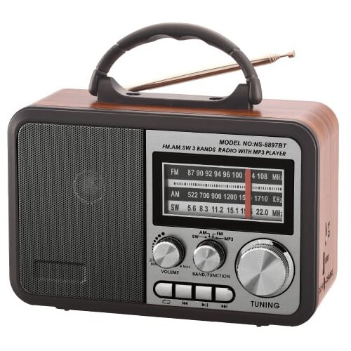  Prenosni retro Bluetooth radio 8897BT Cene