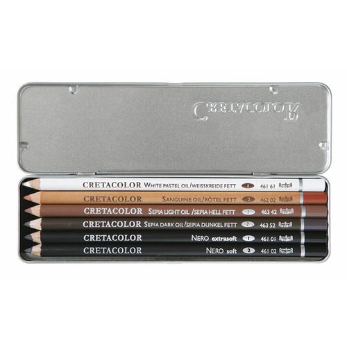 CRETACOLOR Set uljanih olovaka za crtanje 400 07, 6 komada Cene