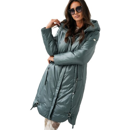 Pri Long elegant women's winter coat insulated delicate sheen REGINA Cene