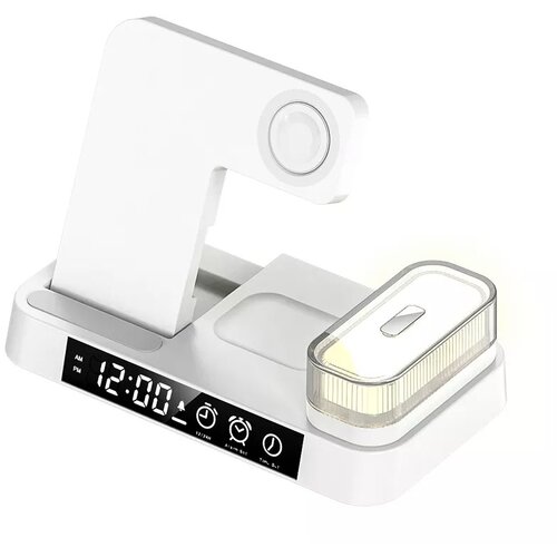 Pametni punjač 5 u 1, Sa lampom i satom, Magsafe Cene