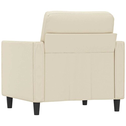  Fotelja krem 60 cm od umjetne kože Slike
