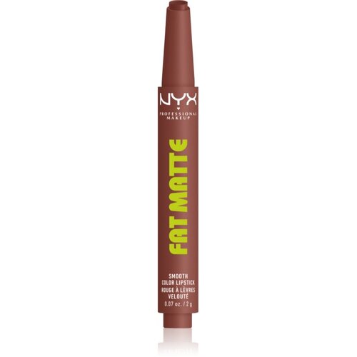 NYX Professional Makeup Fat Matte ruž za usne 08 toasty taupe Slike