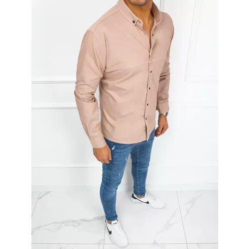 DStreet DX2367 men's elegant pink shirt
