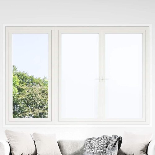  Statička folija za prozore Frosted bijela 60 x 1000 cm PVC Cijene