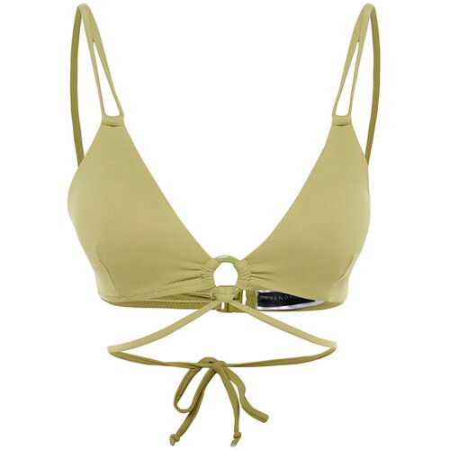 Trendyol Bikini Top - Green - Plain Slike