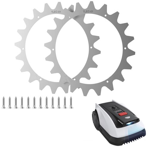 INF Protizdrsni trakci za kolesa robotske kosilnice, jeklo, Ecovacs GOAT, (5000331119) Cene