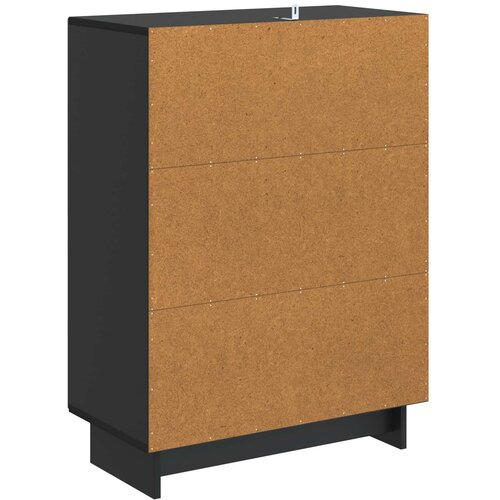  Kreveta Crna 66 x 34,5 x 90 cm Konstruirano drvo Slike