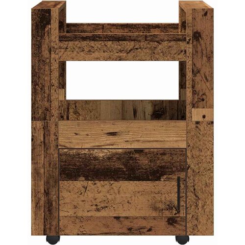  Kuhinjski kolica Staro drvo 60 x 45 x 80 cm Konstruirano drvo Slike