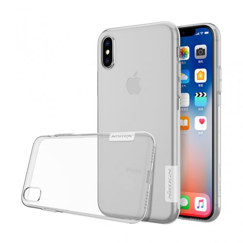 Nillkin nature gel ultra slim maskica za iphone xs / x prozirna Slike