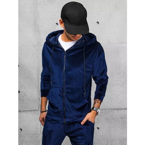 DStreet Bluza męska granatowa Slike