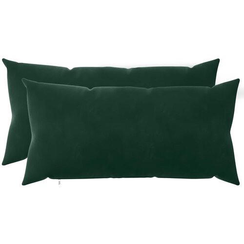  Presvlaka za jastuk 2 pcs HEERLEN Tamnozelena 40 x 70 cm Baršun Cene