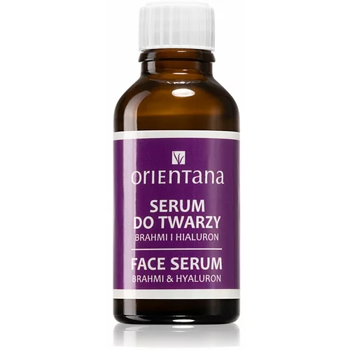Orientana Brahmi & Hyaluronic Face Serum pomlađujući serum za lice 30 ml