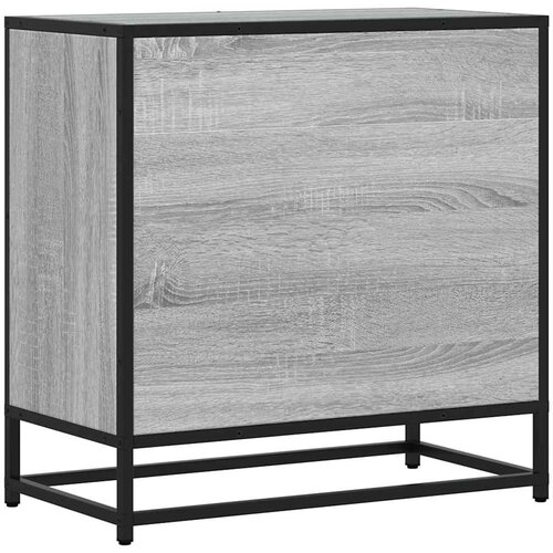 Maison Chic Noćni ormarić Sivi Sonoma 60x31x60 cm Konstruirano drvo i metal Slike