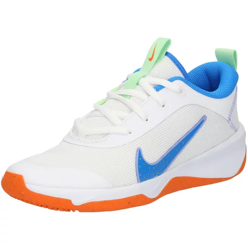 Nike Športni čevelj 'Omni Multi-Court' modra / limeta / bela