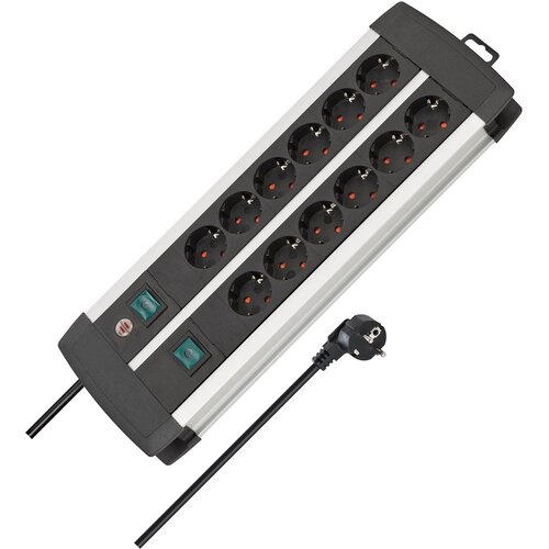  Breenstuhl 1391000912 power extension 3 m 12 AC outlet(s) Indoor Black, White Cene