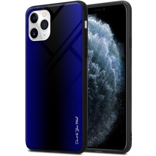 Cadorabo Ohišje, združljiv z Apple - Stripe Optics v kobaltu vijolični - zaščitni pokrov iz silikona TPU in hrbta iz kaljenega stekla, (20572304) Cene