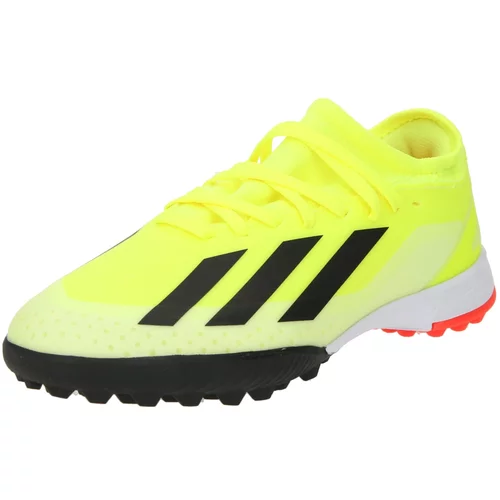 Adidas Športni čevelj 'X CRAZYFAST LEAGUE' neonsko rumena / črna / bela