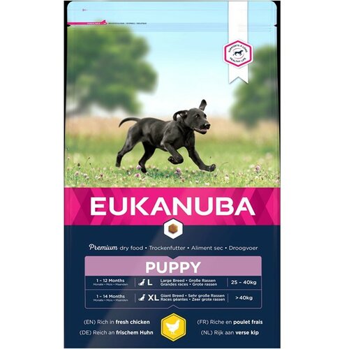 Eukanuba dog puppy large chicken 2Kg Slike