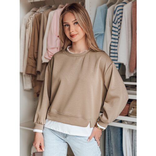 DStreet Bluza damska oversize LUZZIO mokka Slike