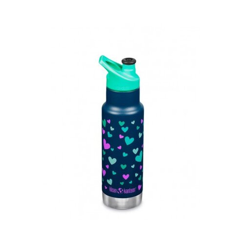 Klean Kanteen otroška termosteklenica narrow w/kid sport cap - navy hearts 355 ml Cene