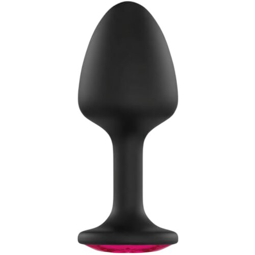 Dorcel Geisha Plug Ruby XL - analni dildo od ružičastog kamena (crni) Cene