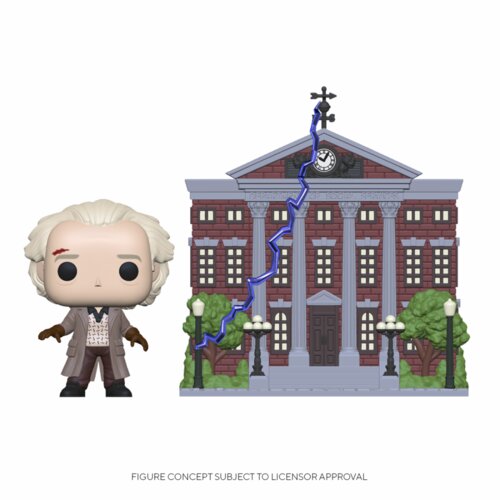 Funko POP! Town: Back To The Future - Doc w/Clock Tower ( 062497 ) Slike
