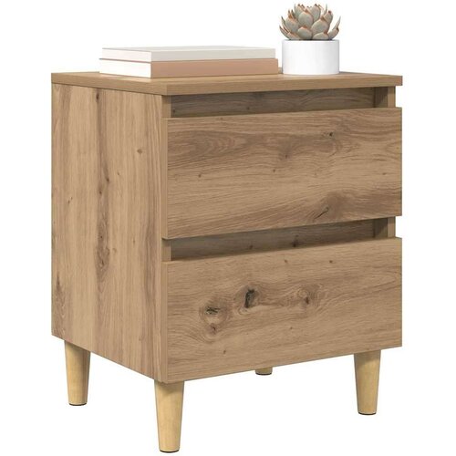 VidaXL Krevetne ormariće 2 pcs Umjetnički hrast 40 x 35 x 50 cm Slike
