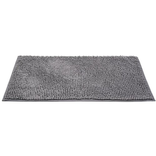 Allstar temno siva tekstilna kopalniška preproga 50x80 cm chenille – allstar Cene