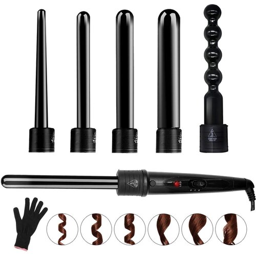 Venisymlis Set keramičnih palic za kodranje 6 v 1 z rokavicami, (22096213) Slike