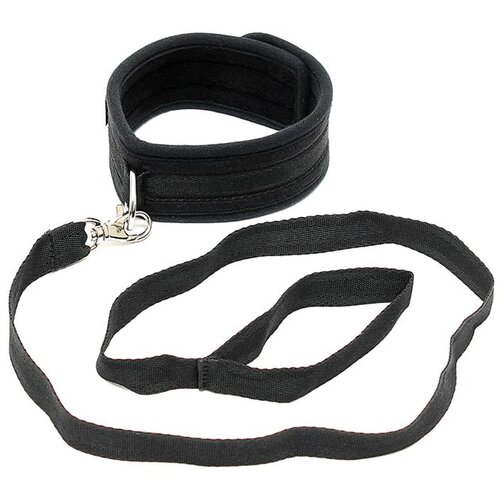 Soft - mekana ogrlica s povodcem (crna) Slike