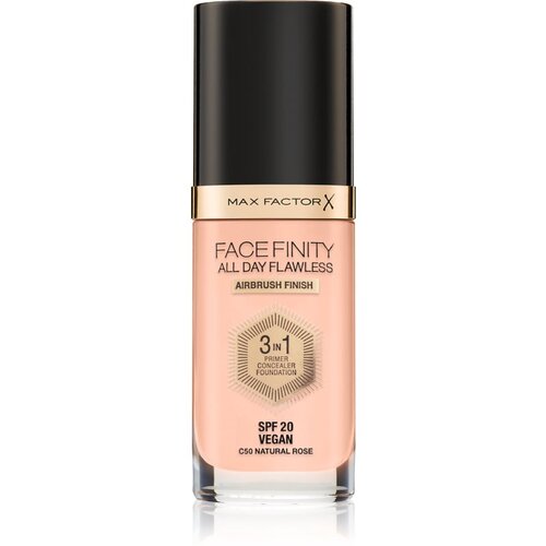 Max Factor Facefinity All Day Flawless SPF20 tekoča podlaga z uv zaščito 30 ml odtenek C50 Natural Rose Cene