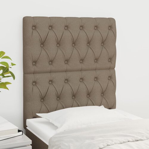 Uzglavlje boje taupe 80x7x118/128 cm tkanina Cene