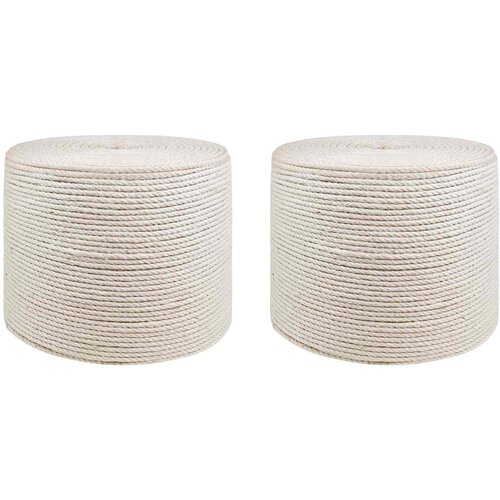  Uže od jute 2 pcs 2 Bijela 100% Juta Tossa Slike