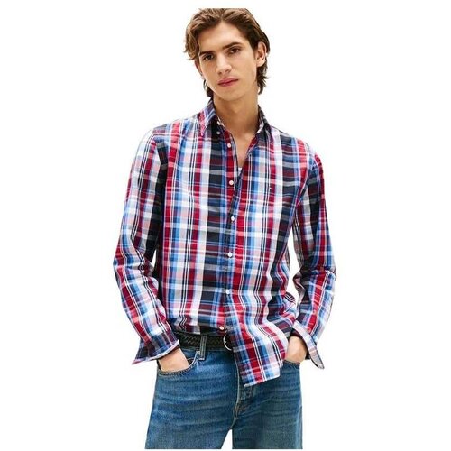 Tommy Hilfiger karirana muška košulja THMW0MW39162-0QJ Cene