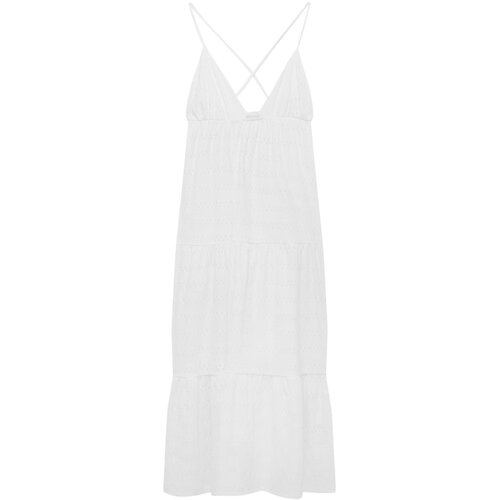 Pull&amp;amp;Bear Poletna obleka bela Slike