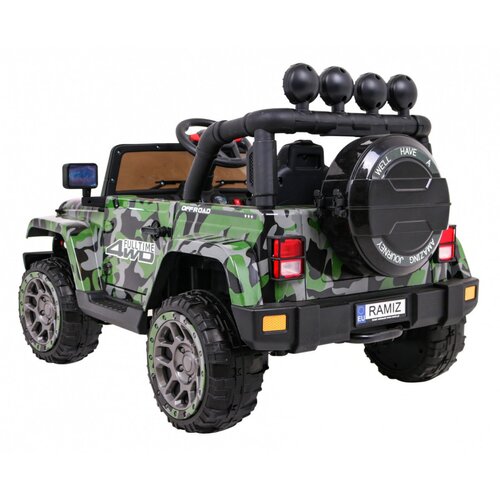 Auto na akumulator Full Time 4WD 4x4 - army Slike