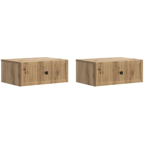 Noćni ormar s ladicama 2 pcs Hrast artisan 49 x 34,5 x 20 cm Cijene
