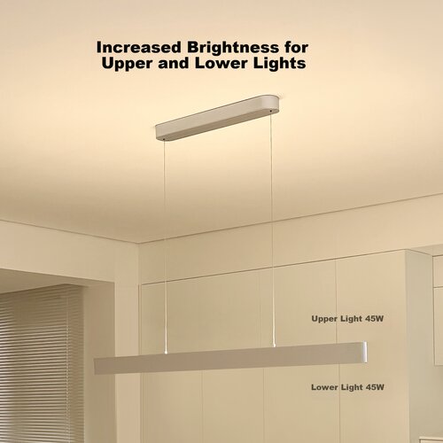  Jundun Linearna lampa LED, Bela Slike