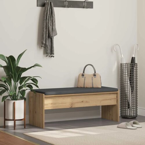 Klupa za cipele s jastučićem Hrast artisan 103 x 38 x 40 cm - 103 x 38 x 40 cm Cijene